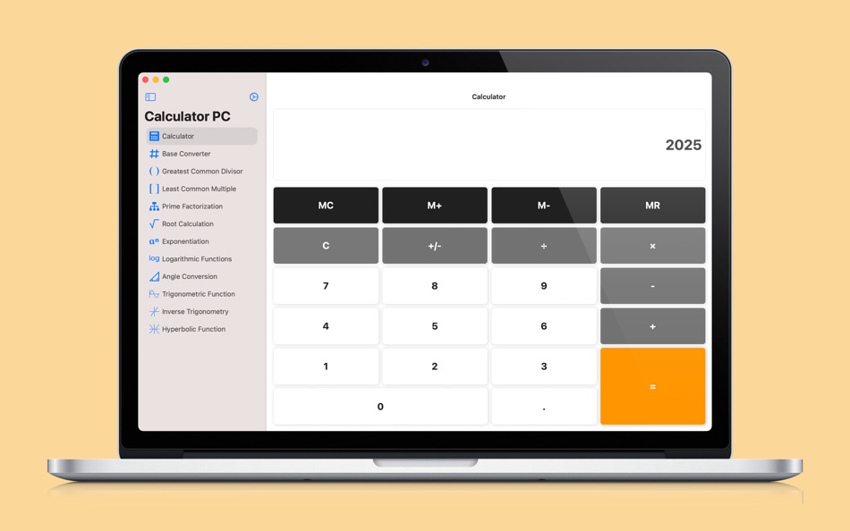 #1. Calculator PC (macOS) 由: Xi'an 7kit Technology Co., Ltd.