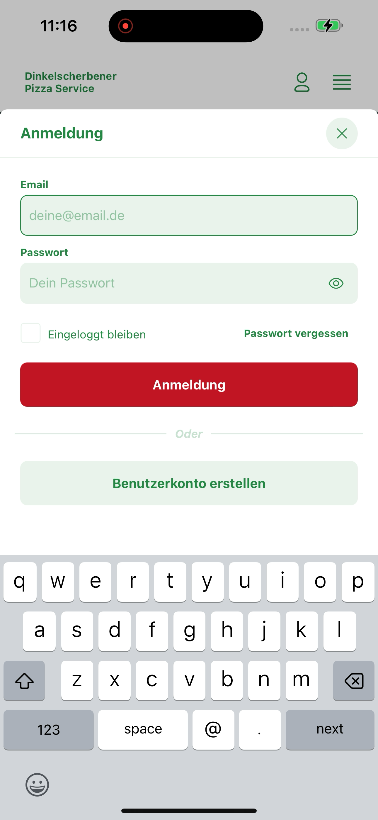 Dinkelscherbener Pizza Service screenshot 4