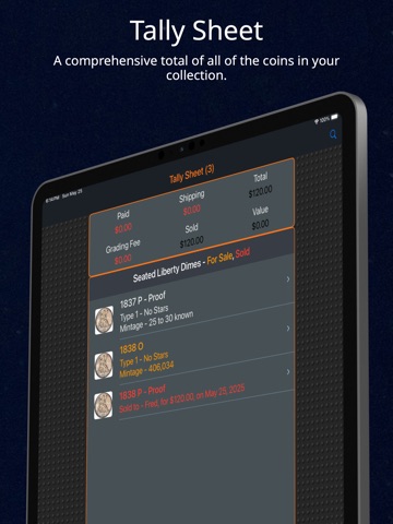 Seated Liberty Dime iPad screenshot