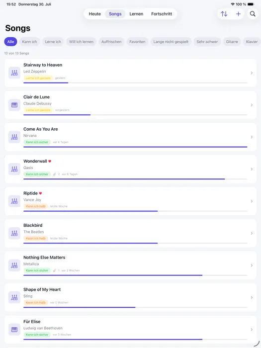 SongBase — iPad Screenshot 2