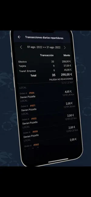 Repartidores Manager screenshot 2