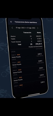 Repartidores Manager screenshot
