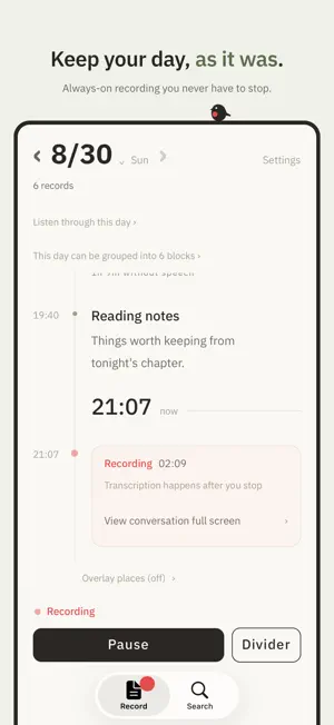 Koedori — Voice Recorder Diary screenshot 1