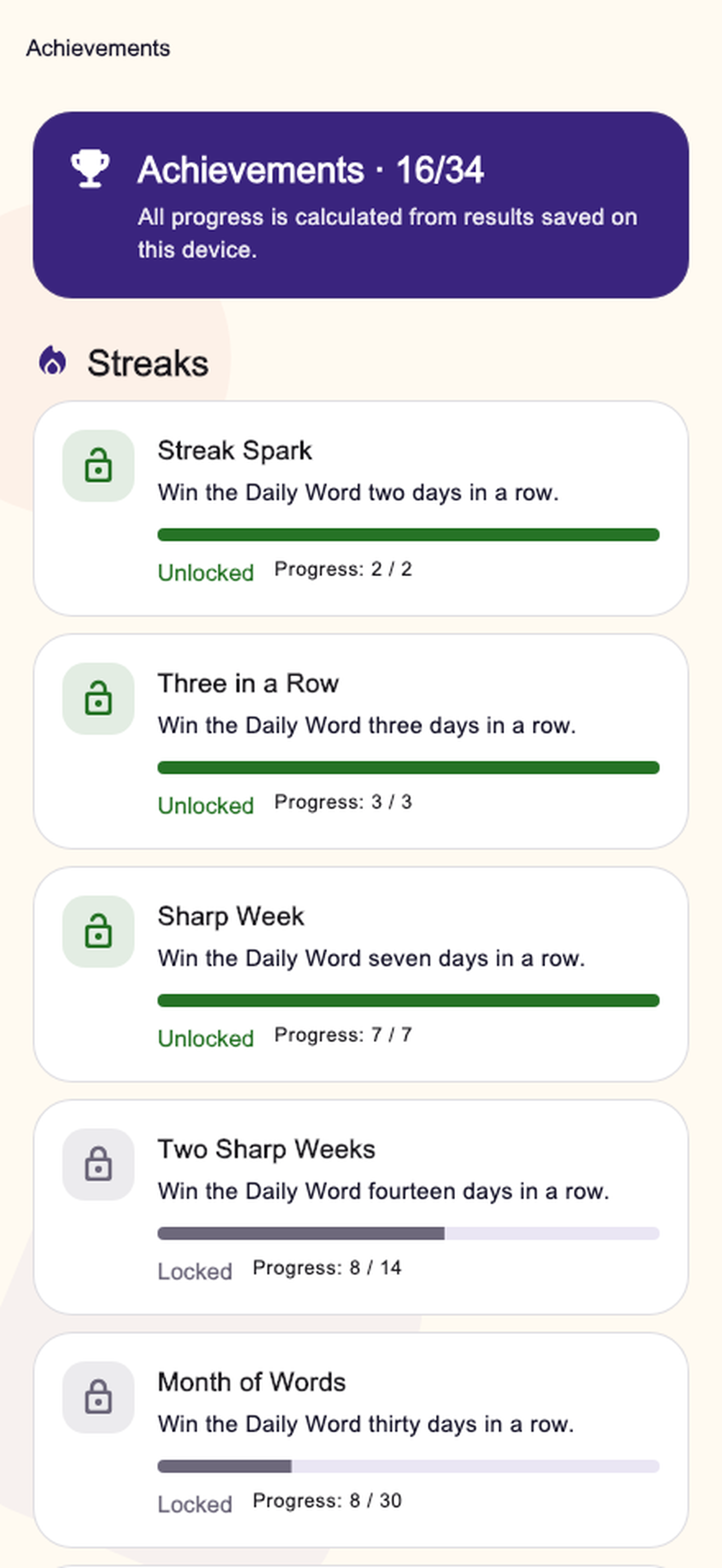 MilaQuest: Daily Word Game screenshot 2