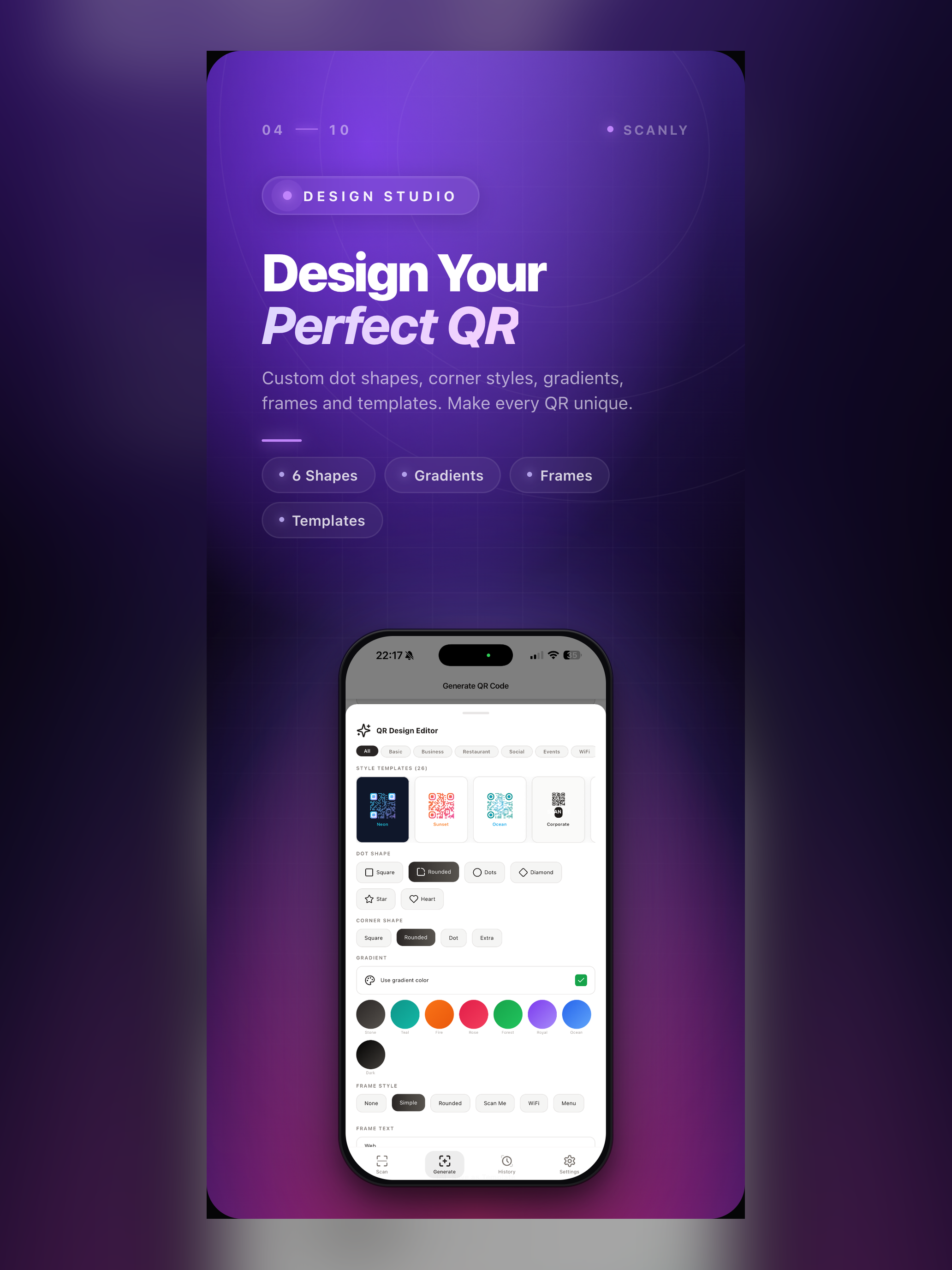 Scanly: QR Scanner & Generator