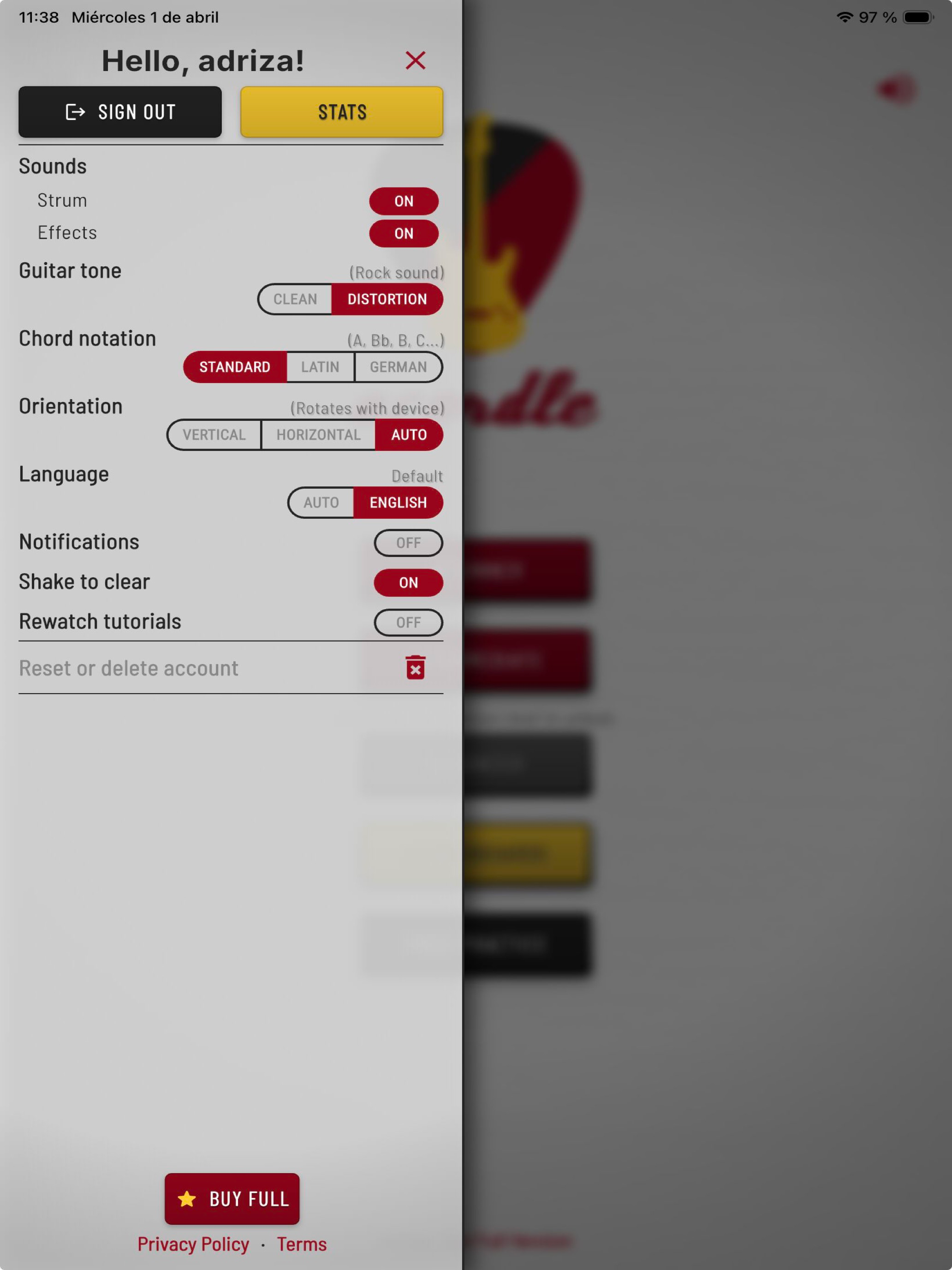 Acordle: guitar chord game