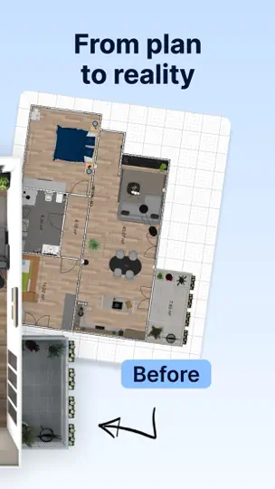 Скриншот Sweet Home 3D: Дизайн дома на iPhone 3