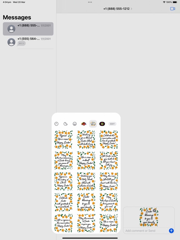 Screenshot #4 pour Easter Blessings
