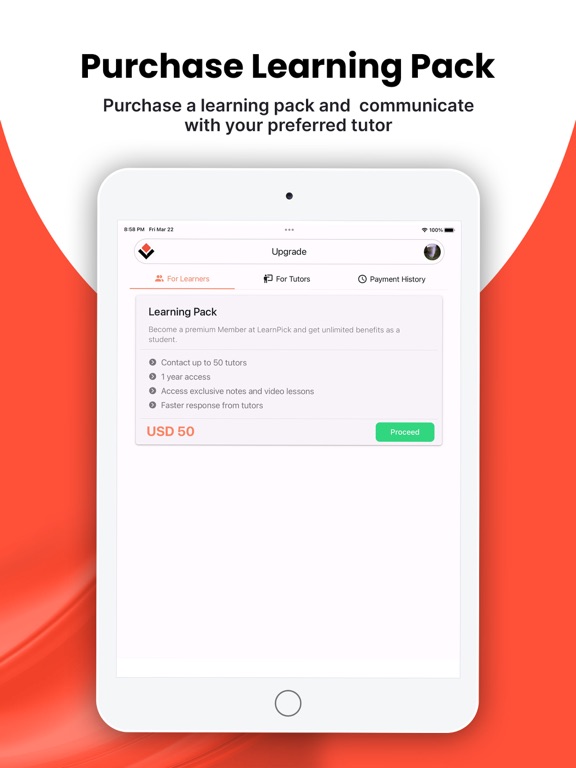 MyPrivateTutor Global iPad screenshot 10 - Education app