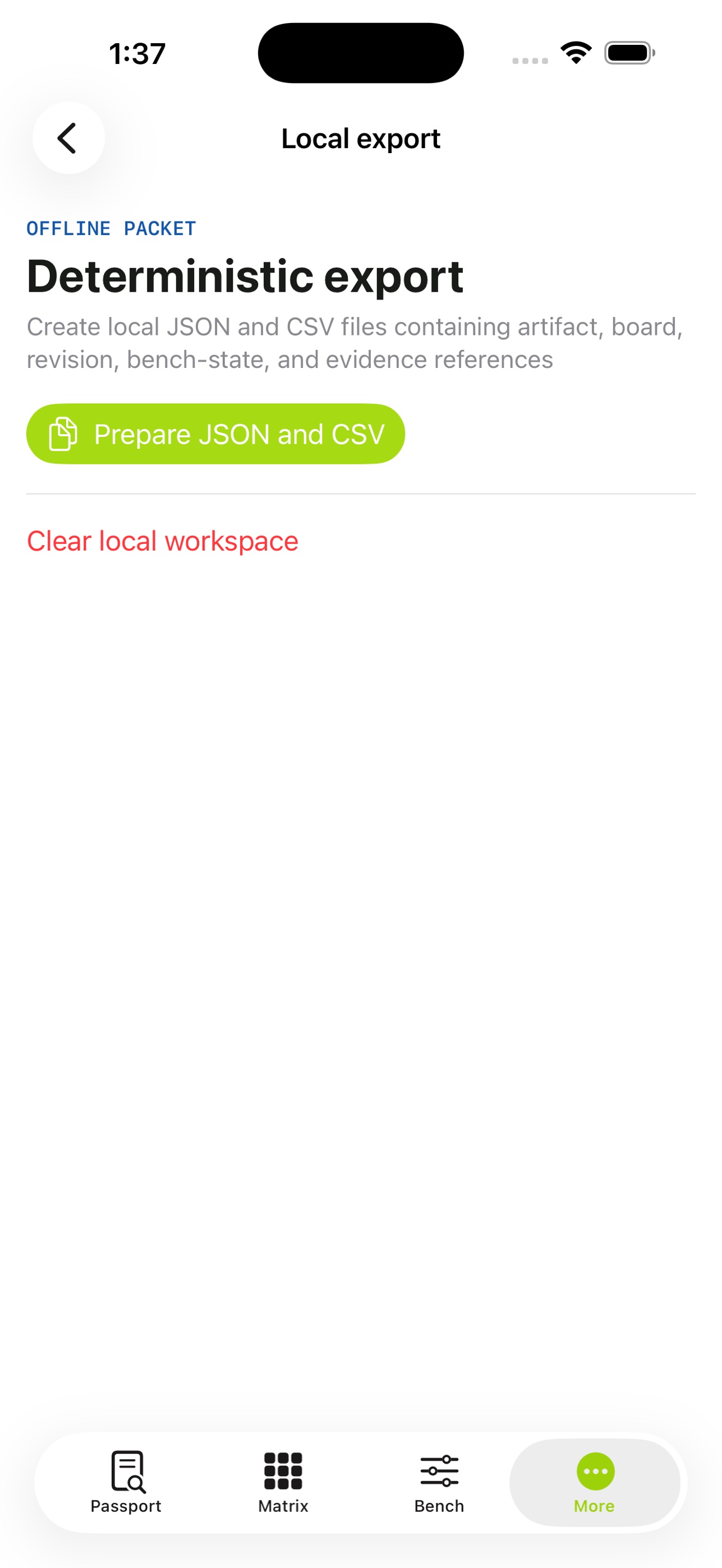 Screenshot 5 of Firmwaredesk: Test Matrix