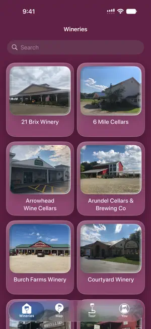 WinErie: Lake Erie Wineries screenshot 1