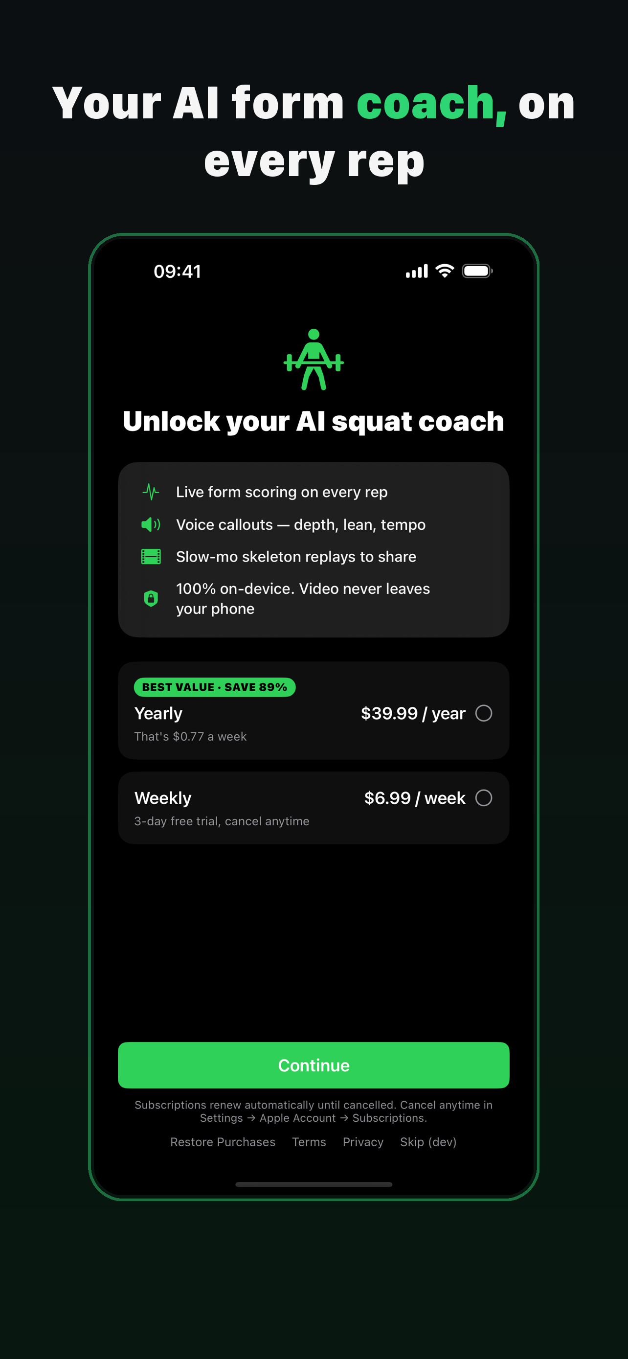 FormCheck: AI Gym Coach screenshot 3