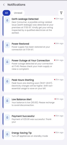 Mahavitaransmart iPhone screenshot