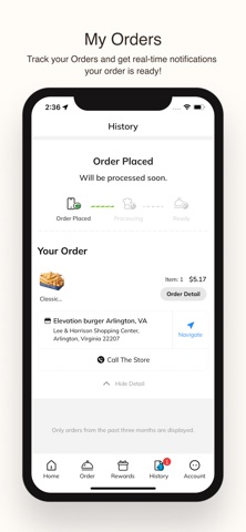 Elevation Burger VA screenshot