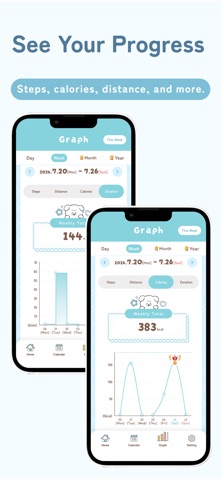Poko Step Counter - Pedometer Screenshot 5 of 10