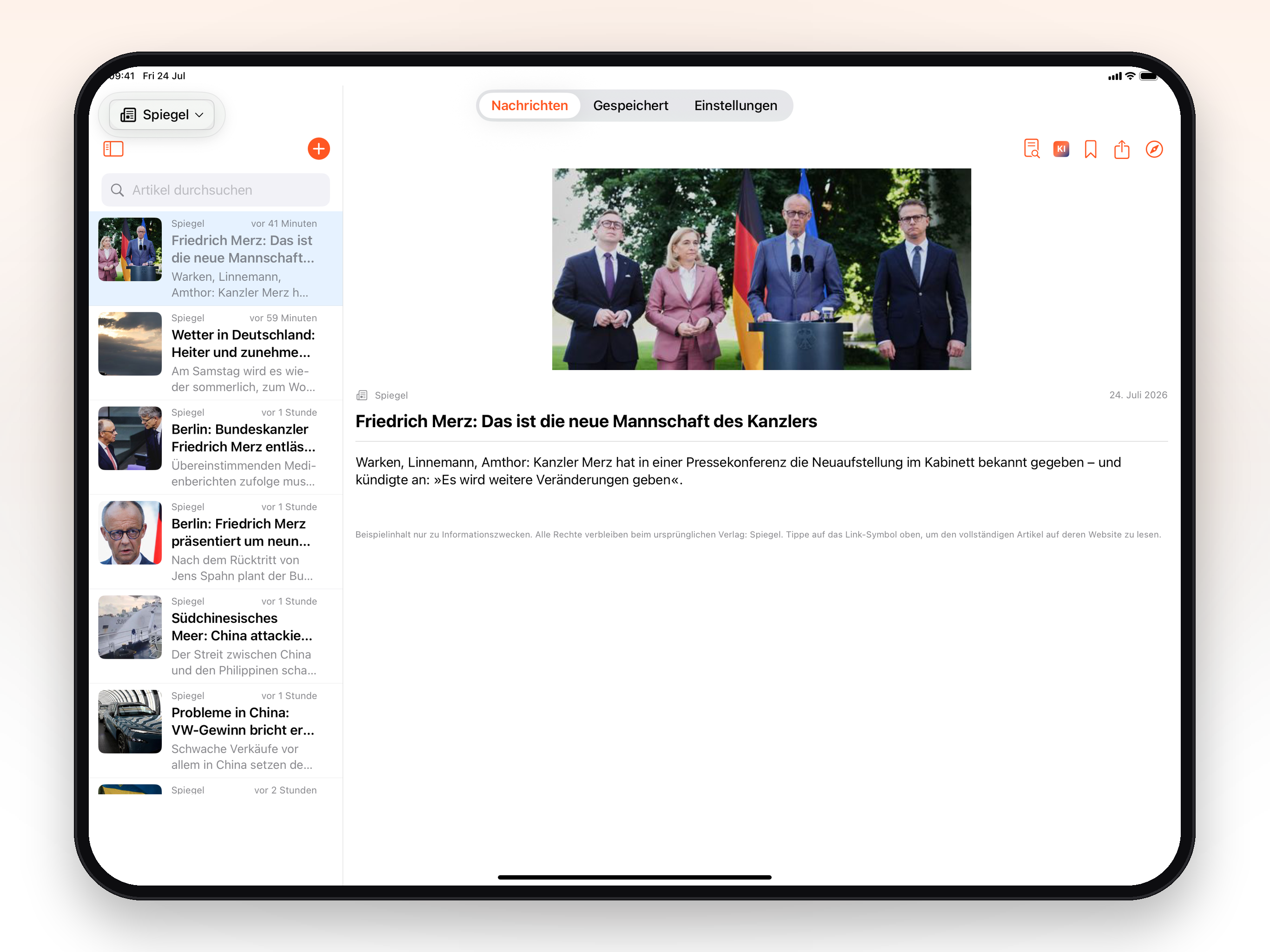 Deutsche Nachrichten screenshot 16