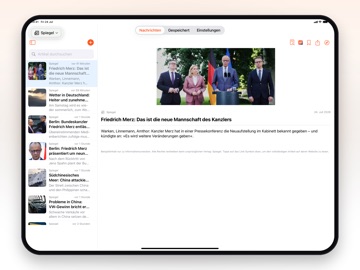 Deutsche Nachrichten iPad screenshot