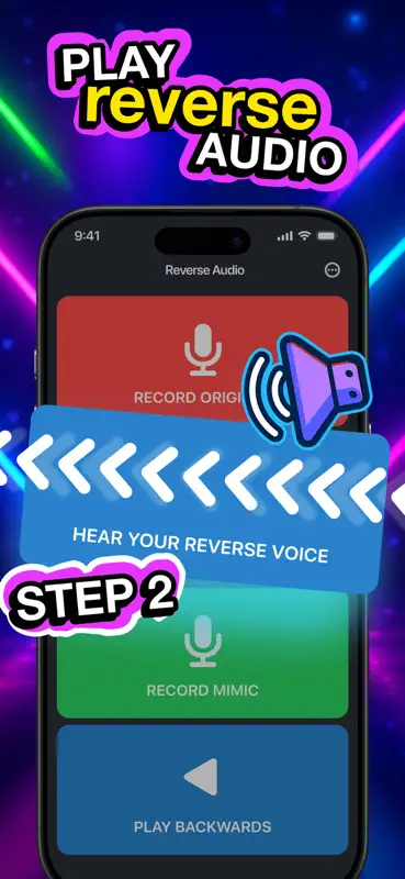 Reverse Singing Audio Inverso screenshot 3 of 7