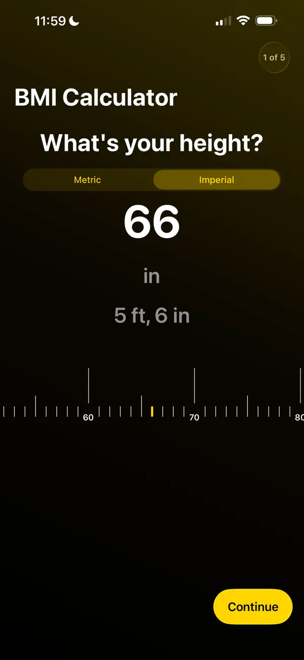 BMI Calculator by DevTechie Screenshot 3