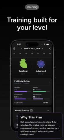 Cora - Personal Fitness Coach iPhone screenshot