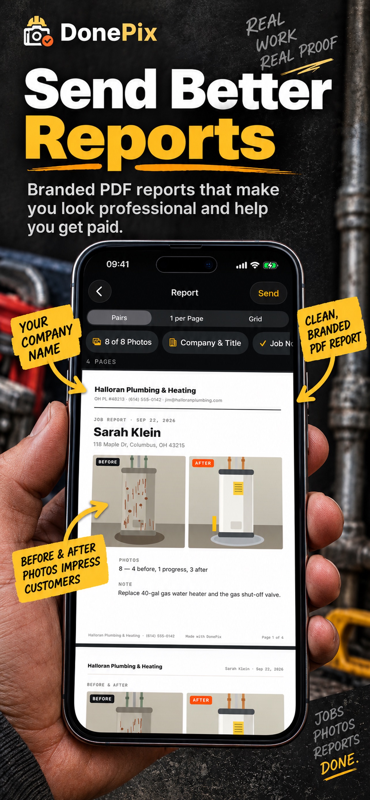 Screenshot 2 of DonePix: Job Site Photo Report