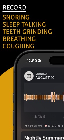 Snore Timeline: Sleep Tracker Screenshot 2 of 9