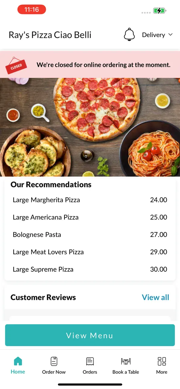 Screenshot #2 pour Ray's Pizza Ciao Belli.
