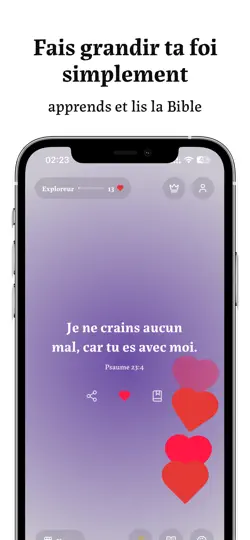 Capture d'écran de Bibly - Versets Et Prières sur iPhone 1
