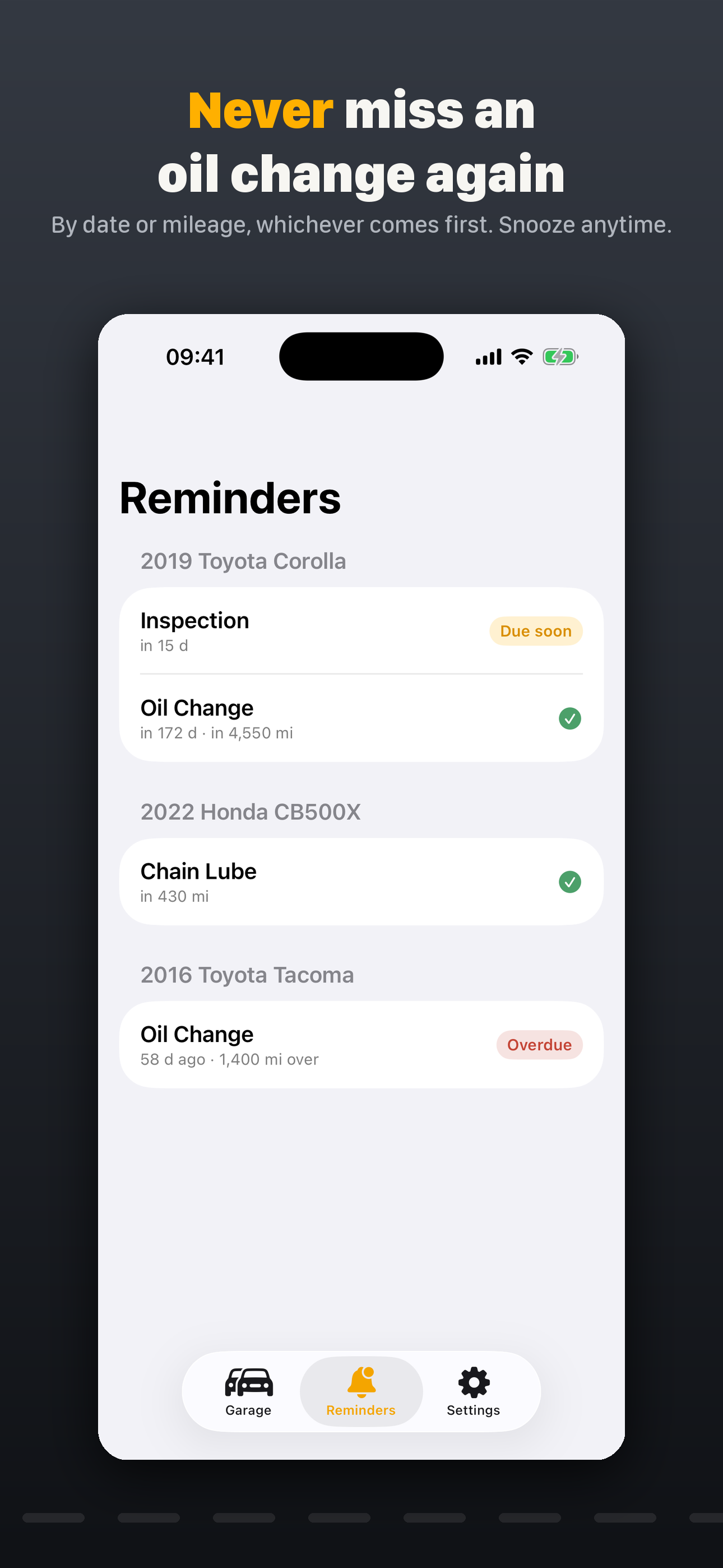 GarageKeep: Car Maintenance screenshot 2