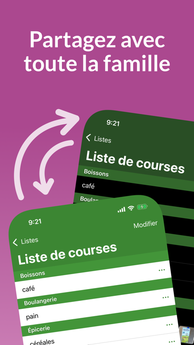 Screenshot #2 pour Liste de courses OurGroceries
