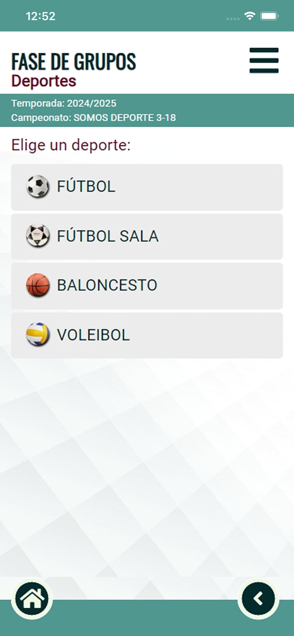 Competiciones Deportivas