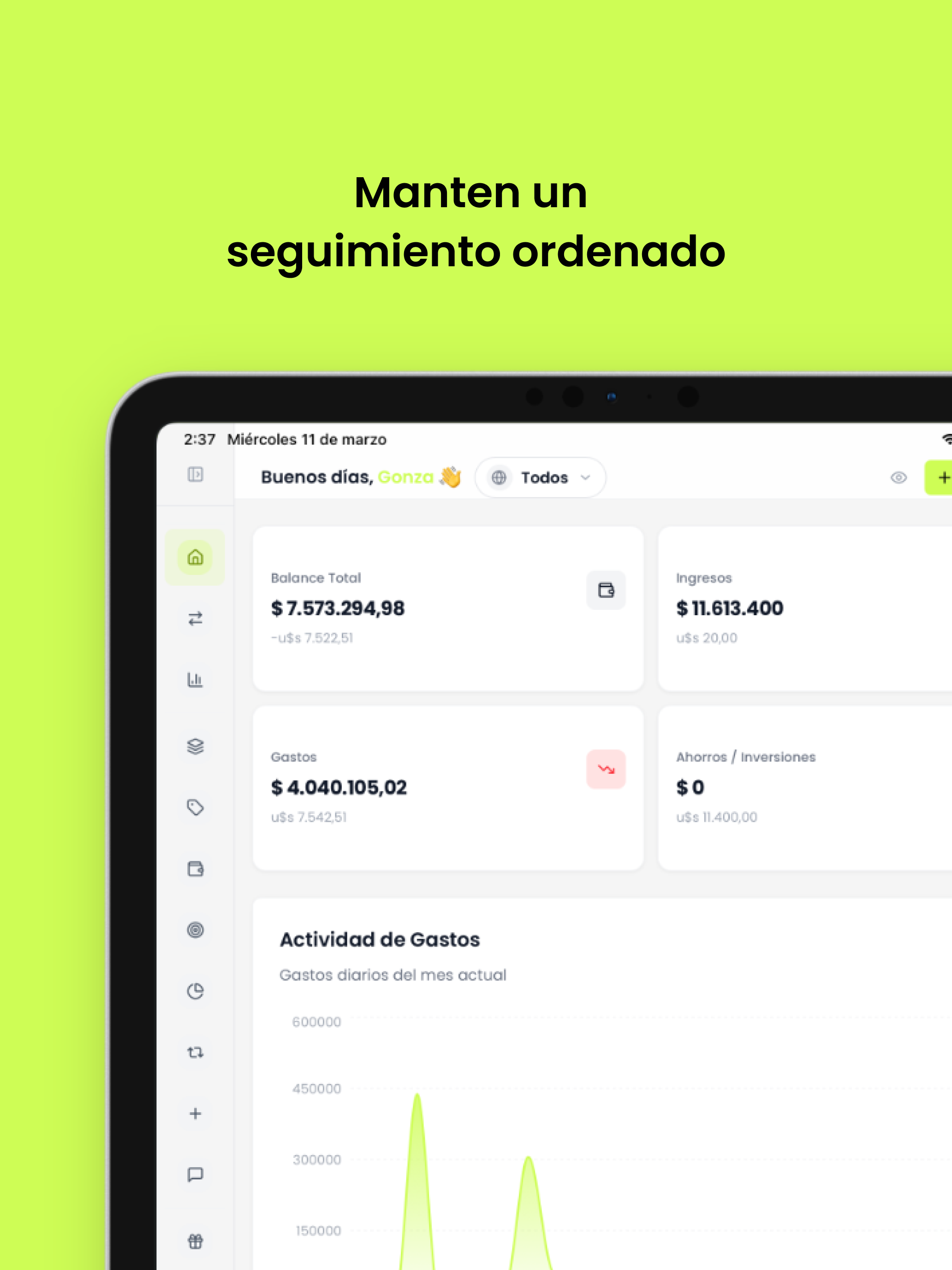 Finy: Control de gastos con IA