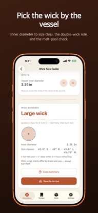 Meltpool: Candle Calculator screenshot 3