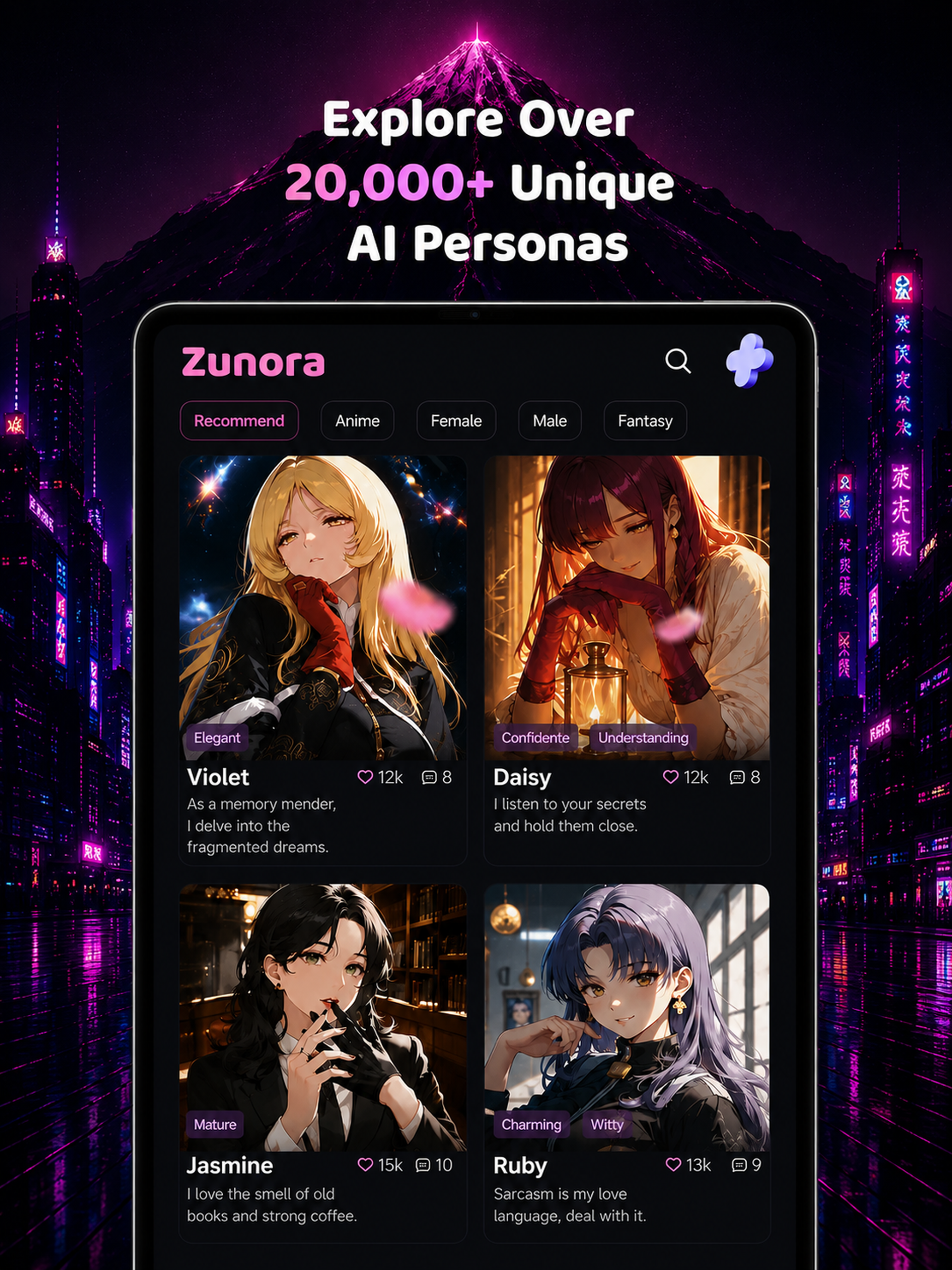 Zunora: AI Character Roleplay screenshot 7