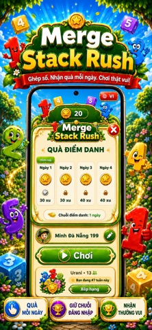 Stack Rush: Ghép Số Vui Nhộn screenshot