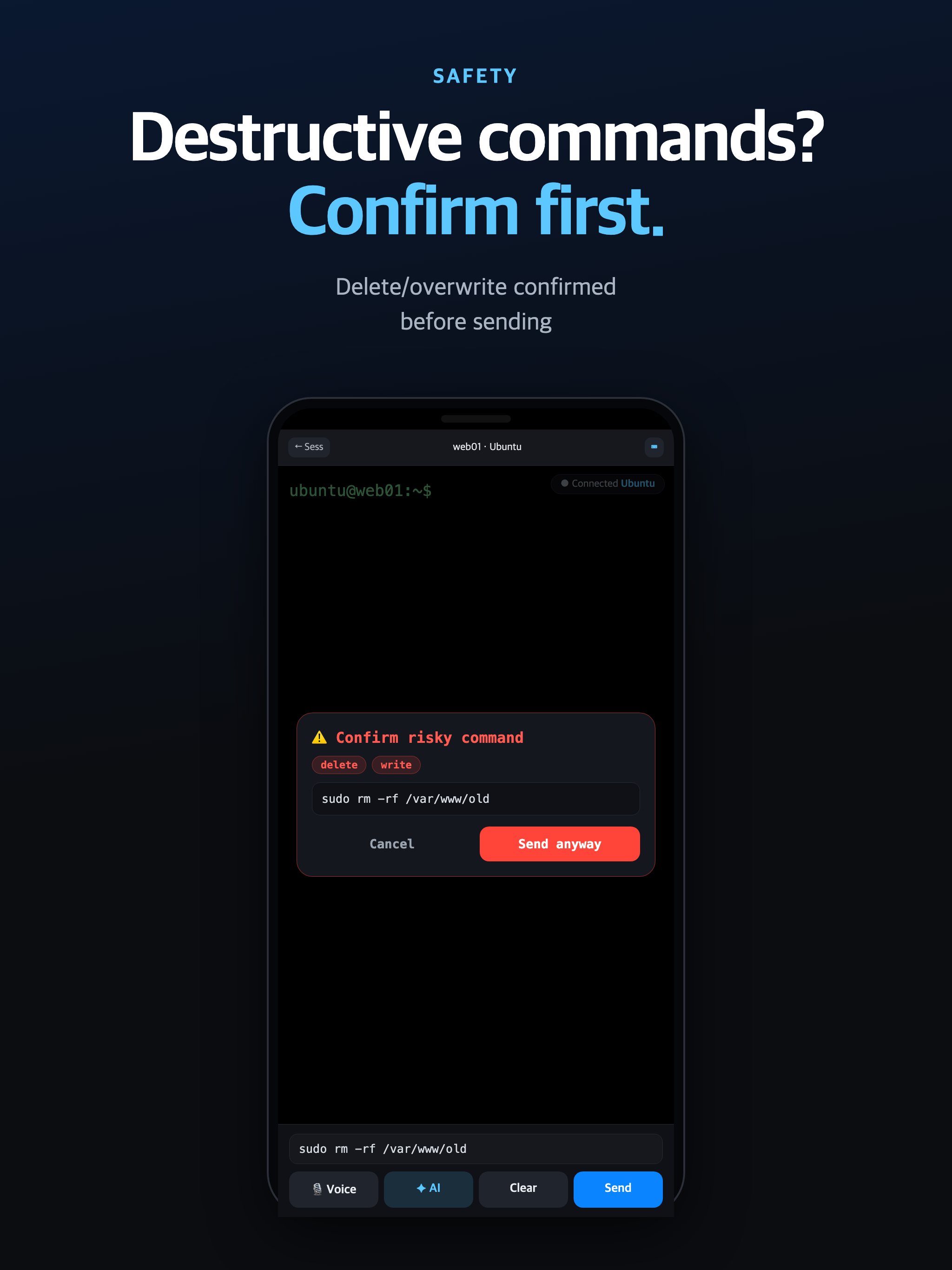 HiTerminal — SSH Voice & AI screenshot 10