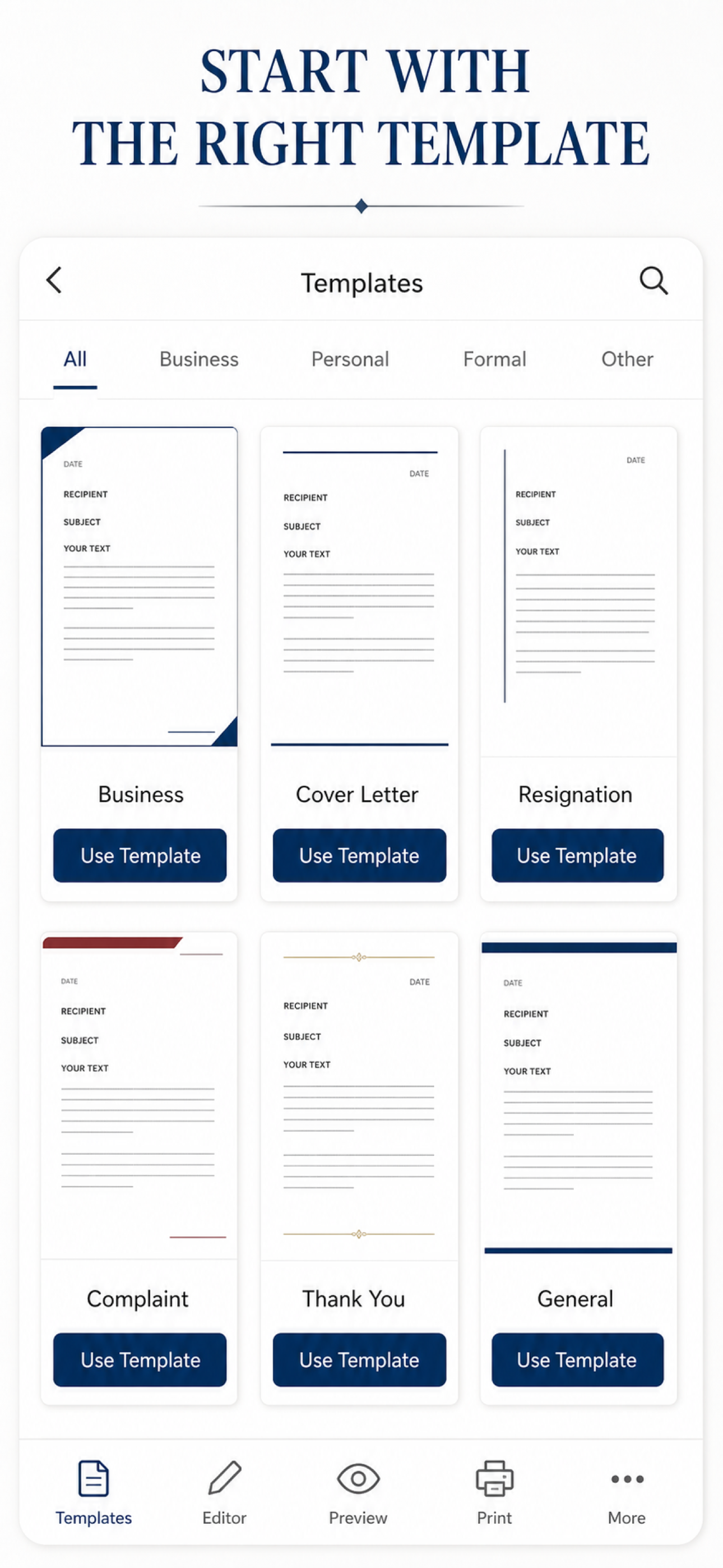 Letter Printer: Write & PDF screenshot 2