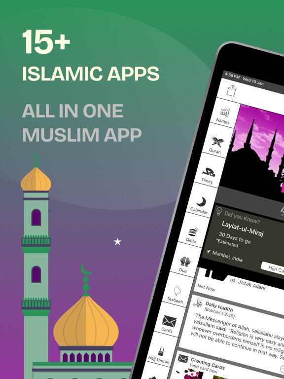 Islamic Calendar & Prayer Apps