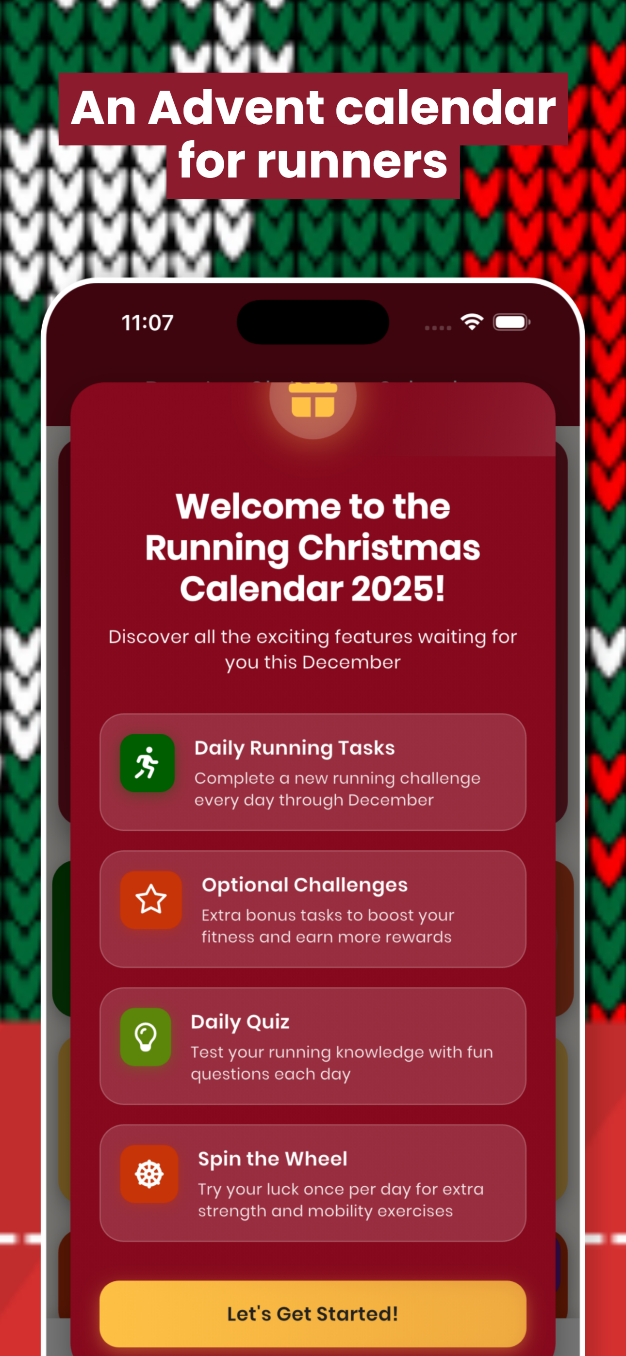 Running Christmas Calendar screenshot 2
