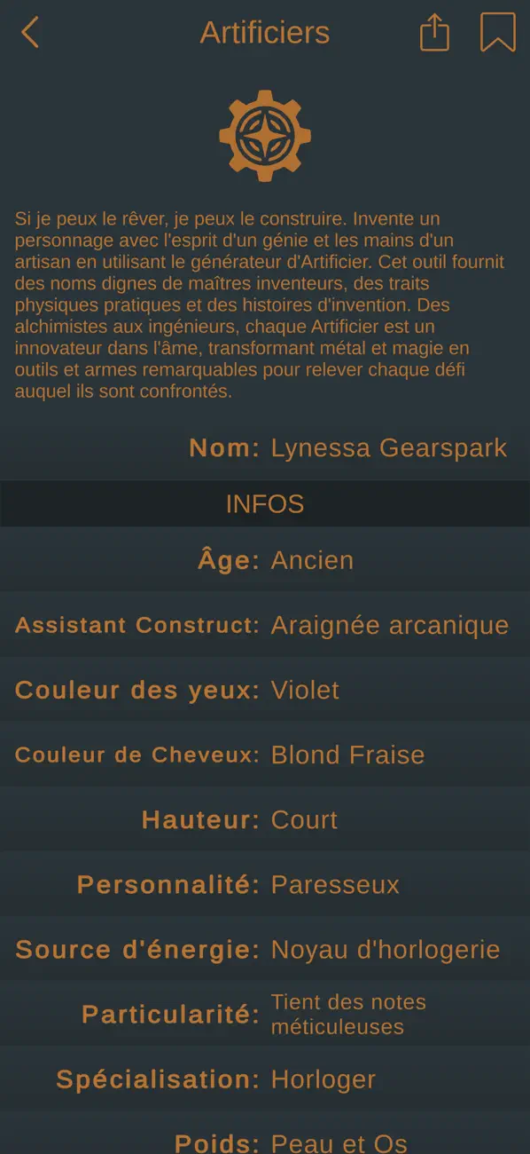 Screenshot #2 pour Dungeon Roller: Générateur RPG