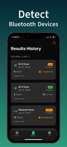 WiFi & Bluetooth Devices Scan screenshot