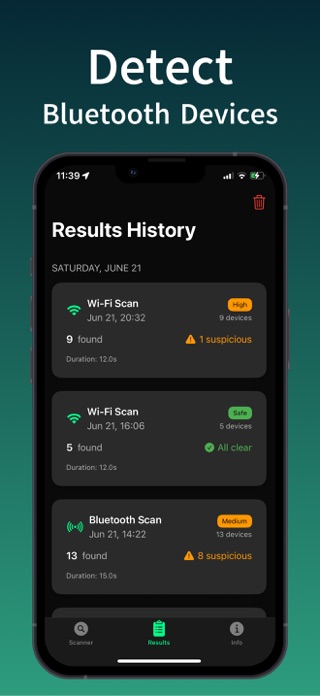 WiFi & Bluetooth Devices Scan Screenshot 3 of 4