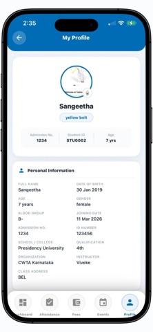App screenshot