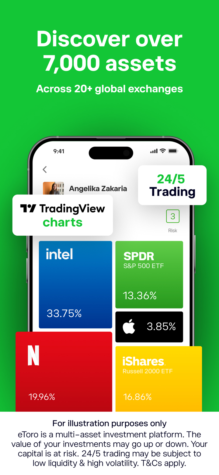 eToro: Trade. Invest. Connect. screenshot 2