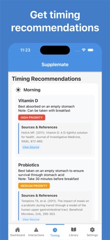 Supplemate: Supplement Tracker Screenshot 3 of 4