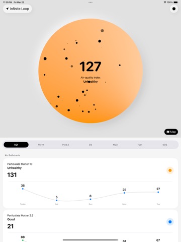 Dusty - PM2.5, PM10のおすすめ画像1