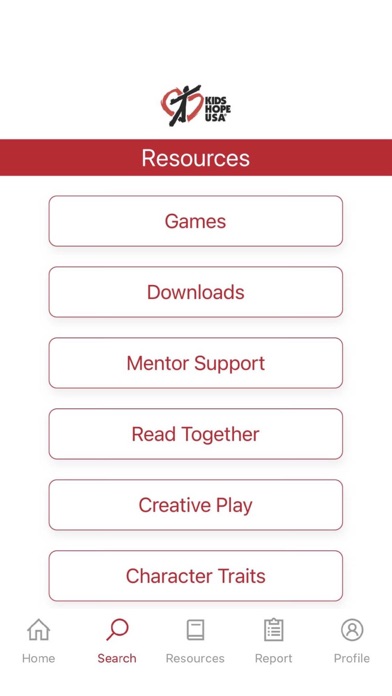 Kids Hope USA App Screenshot