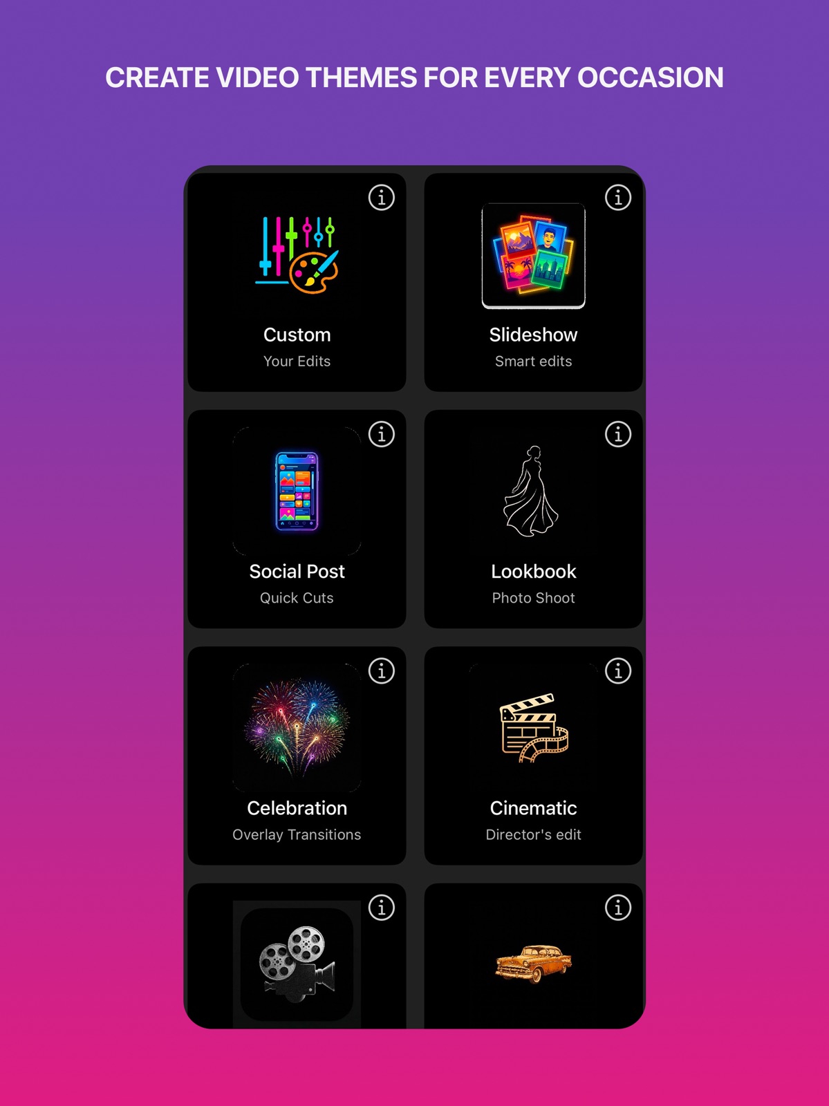 Capshare-video editor ipad screenshot 1