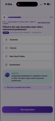 QCAA Study Legal Studies iPhone screenshot