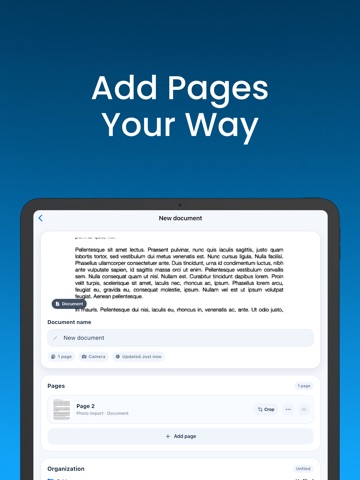 PDF Scanner - Scany iPad screenshot